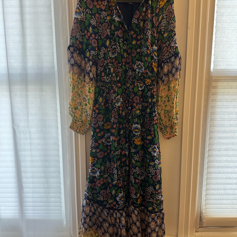 Floral Multicolor Maxi Dress